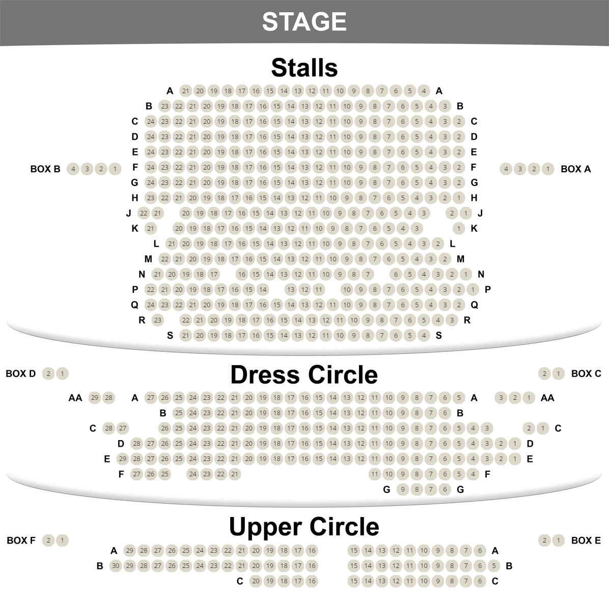 Criterion Okc Seating Chart